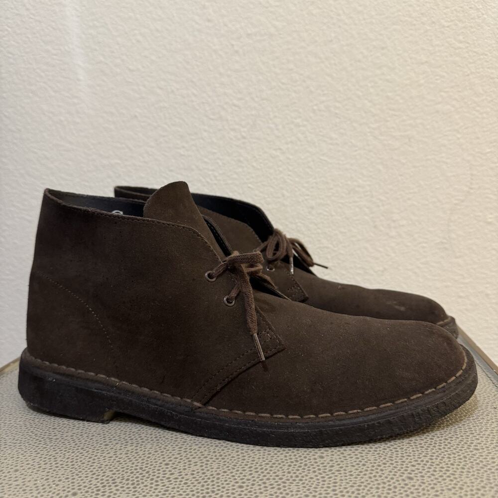 Clarks Charles F. Stead Men's Size 12 M Brown Suede Desert Chukka Boot 21621